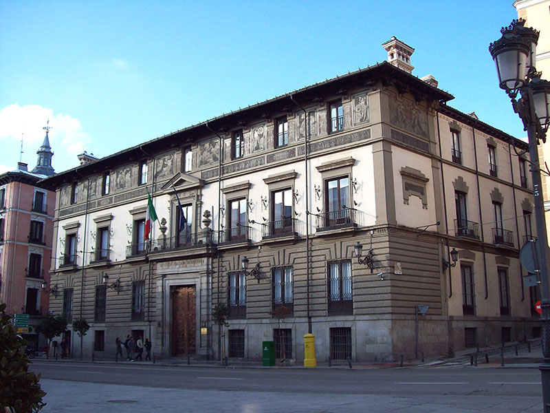 Palacio de Abrantes en la Calle Mayor.